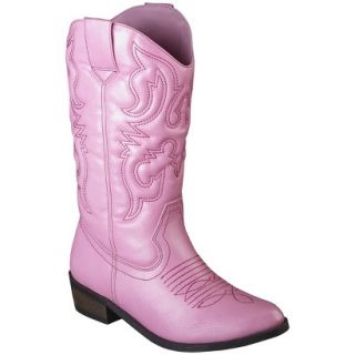 Girls Cherokee Gregoria Cowboy Boot   Pink 13