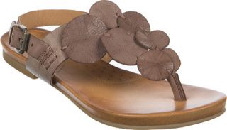 Womens Naya Crawley   Coffee Bean Zako Wax Leather Sandals