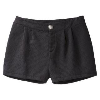 Xhilaration Juniors Jacquard Trouser Shorts   Black 5