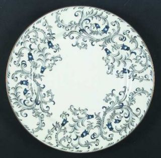 Royal Cathay Buckingham Dinner Plate, Fine China Dinnerware   Blue & Gray Decor