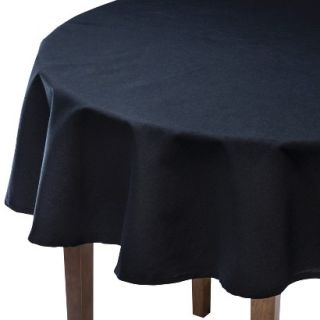 Threshold Solid Round Tablecloth   Black (70)