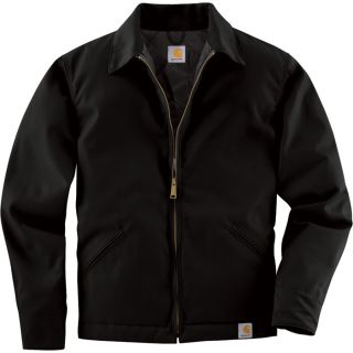 Carhartt Twill Work Jacket   Black, Large, Model J293