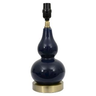 Threshold Small Double Gourd Lamp Base   Nighttime Blue (Includes CFL Bulb)