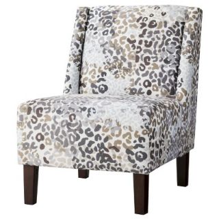 Skyline Armless Upholstered Chair Hayden Armless Chair   Leopard