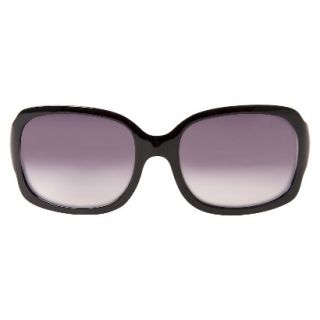 Womens Square Sunglasses   Black/White