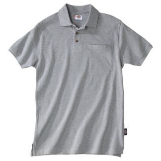 Dickies Mens Relaxed Fit Mini Pique Polo   Ash Gray 4X