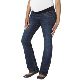 Liz Lange for Target Maternity Under the Belly Bootcut Denim Jeans   Blue Wash