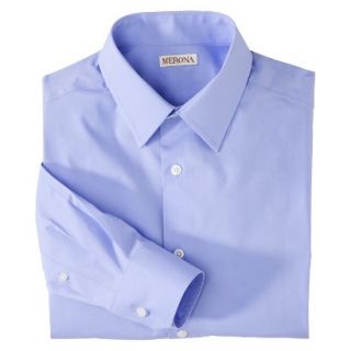 Merona Mens Ultimate Tailored Button Down   Blue L