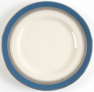 Flintridge Grecian Key Mystic (Plat/Rim) Salad Plate, Fine China Dinnerware   My