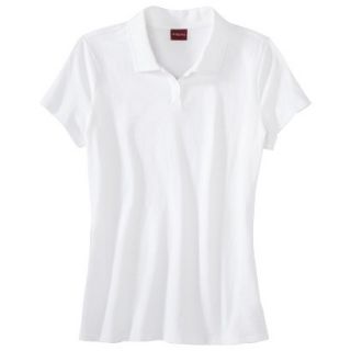 Merona Womens Short Sleeve Polo   Fresh White XL