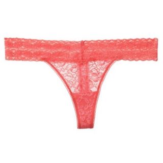 Gilligan & OMalley Womens All Over Lace Thong   Fresh Melon XL
