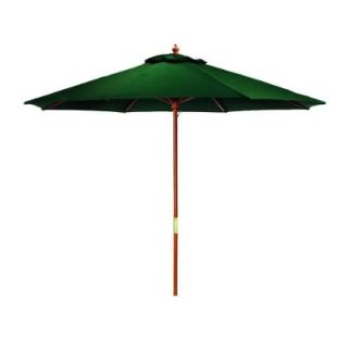 9 Green Wood Market Patio Umbrella