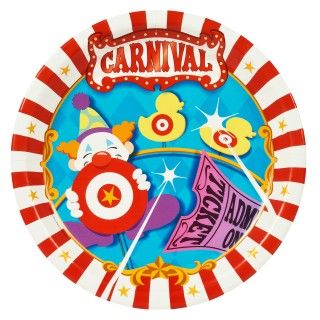 Carnival Games Dinner Plates