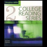 Houghton Mifflin College Reading Series  Two