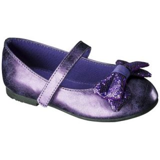 Toddler Girls Cherokee Darly Ballet Flat   Purple 10