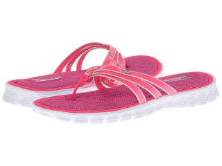 SKECHERS Sport Cooling Gel 3 Strap Thong Sandal Womens Sandals (Pink)