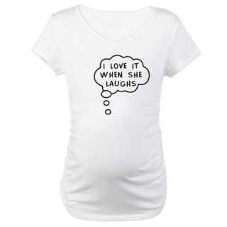  Mommys Laugh Maternity T Shirt