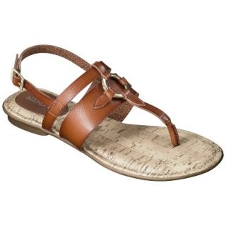 Womens Merona Kiana Sandal   Cognac 9.5