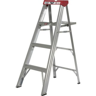 LITE Folding Aluminum Step Ladder   4ft., 225 Lb. Capacity, Grade 2/Type II,