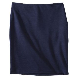 Merona Petites Ponte Pencil Skirt   Navy Blue 10P