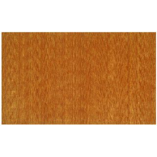 Hand loomed Brown Wool Rug (5 X 8)