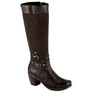 Naot Womens Gratify Black Pearl Hash Suede Boots, Size 37 M   90024 233