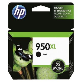 HP 950XL Officejet Printer Ink Cartridge   Black