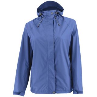White Sierra Trabagon Rain Jacket   Waterproof (For Plus Size Women)   BLACK (1X )