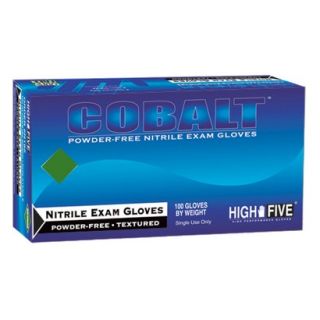 High Five Cobalt Nitrile Exam Gloves   Blue (XL)
