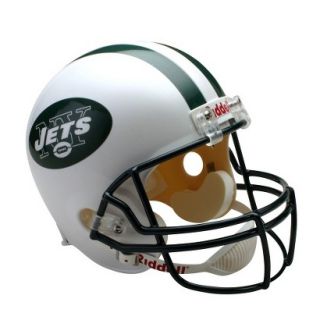 Riddell NFL Jets Deluxe Replica Helmet   White