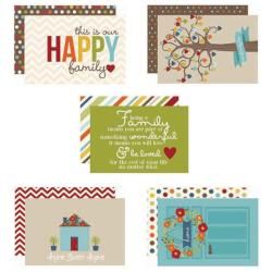 Family Sn p  Double sided Card Pack 4 X6 24/pkg