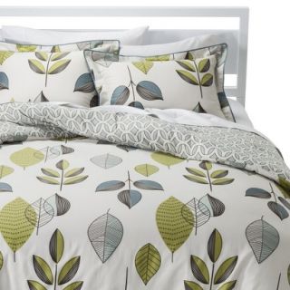 Room 365 Scandinavian Reversible Comforter Set   Gray/Green (Full/Queen)