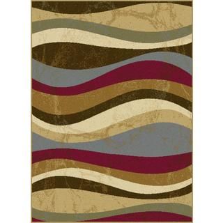 Lagoon Multi Contemporary Area Rug (5 X 7)