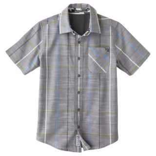 Shaun White Boys Button Down Shirt   Quartz Gray XS