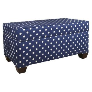 Skyline Bench Custom Upholstery Box Seam Bench 6225 Ikat Dot Sunshine
