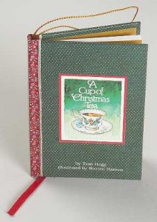 Waldman House A Cup Of Christmas Tea Mini Story Book, Fine China Dinnerware   Gr