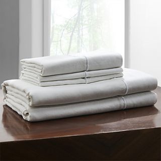 Sheet Set, 100% Linen Solid White Up to 15 Deep