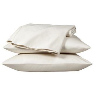 Fieldcrest Luxury 800 Thread Count Pillowcase Set   Ivory (King)