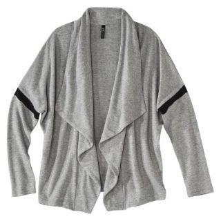 labworks Womens Drape Collar Sweatshirt   Gray XS
