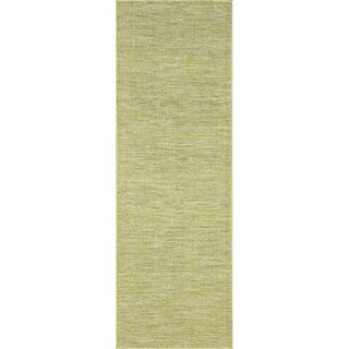 Nuloom Flatweave Wool Contempoary Tweeded Green Rug (2 6 X 8)