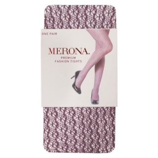 Merona Sheer Patterned Womens Tights   Openwork Floral S/M