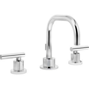 Symmons SLW 3512 Chrome Dia 8 in. Widespread 2 Handle Lavatory Faucet