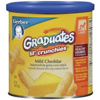 Gerber Graduates Lil Crunchies Cheddar   1.48 oz. (6 Pack)