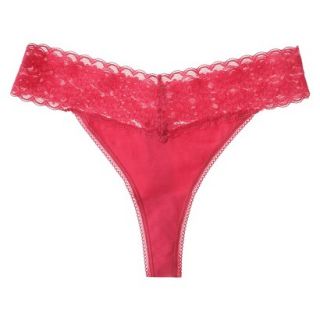 Gilligan & OMalley Womens Cotton Span Thong   Kissel Fruit L