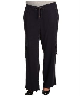 XCVI Plus Size Plus Size Uniform Cargo Pant Womens Casual Pants (Gray)