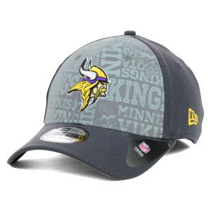 Minnesota Vikings New Era 2014 NFL Draft Graphite 39THIRTY Cap