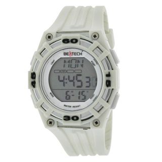 Beatech White Alarm Clock/ Stopwatch/ Countdown Timer Watch Heart Rate Monitor