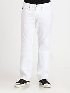 AG Adriano Goldschmied Protege Basic Straight Leg Jeans   White