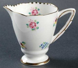 Royal Stafford Rose, Pansy, Forget Me Not Mini Creamer, Fine China Dinnerware  