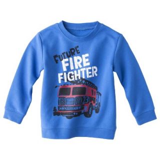 Circo Infant Toddler Boys Fire Fighter Sweatshirt   Blue 12 M